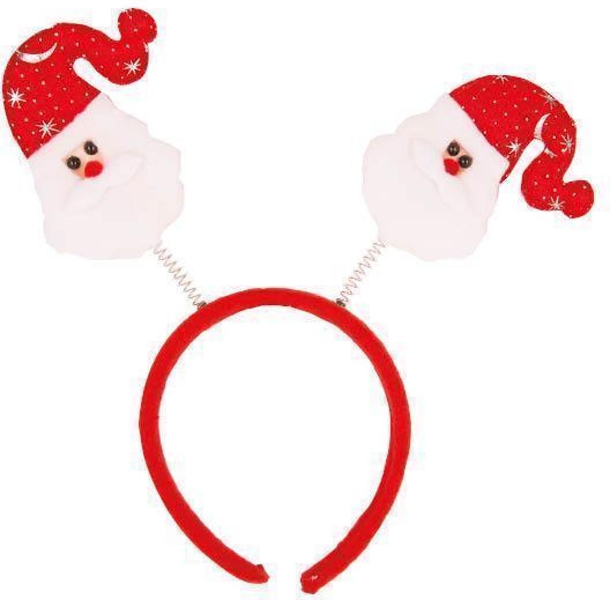 12 x Diadeem Kerstman Bopper | Kerstmis |Feest| Kerstsfeer| Diadeem kerst